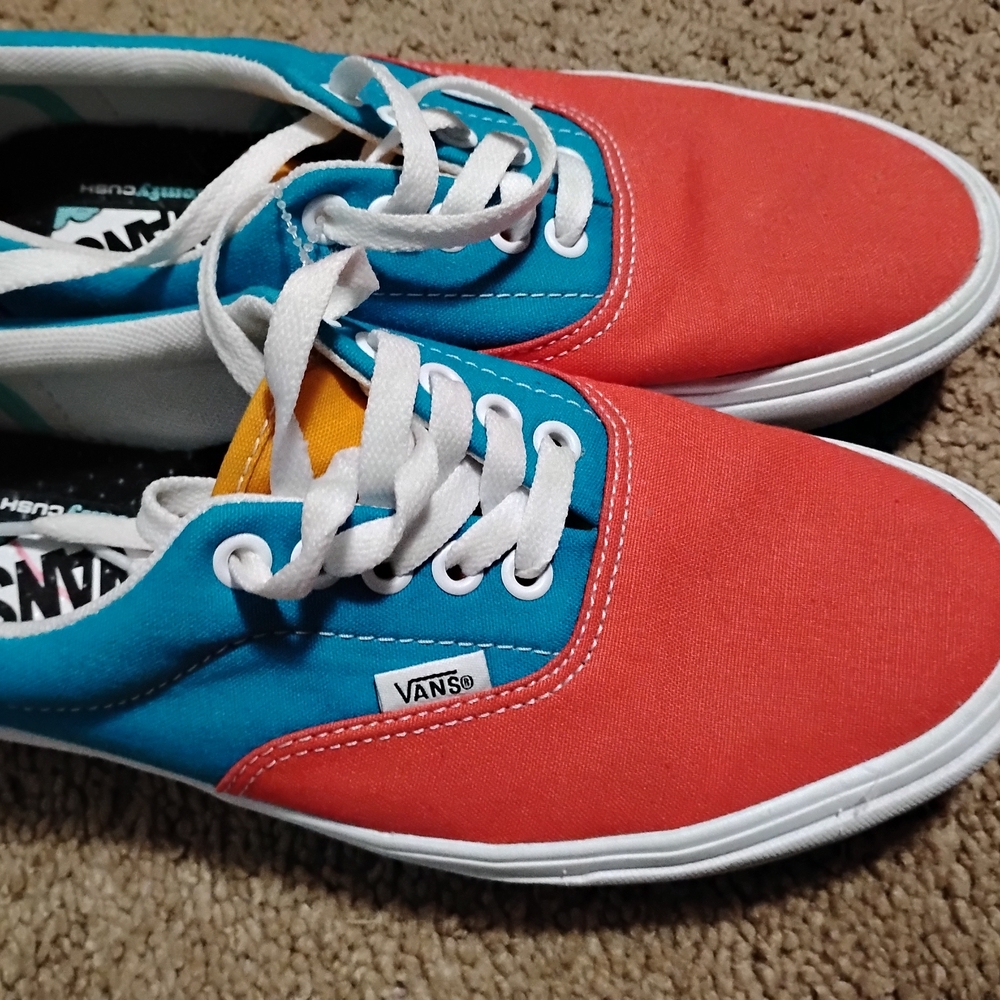 Vans Red and Blue Sneakers